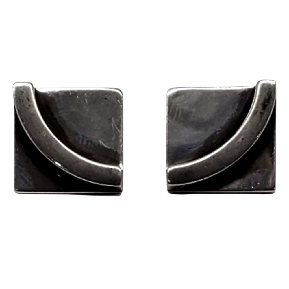 Steig Sterling Silver Square Cufflinks #23774